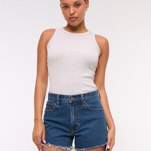 Abercrombie High Rise 90s Cutoff Short